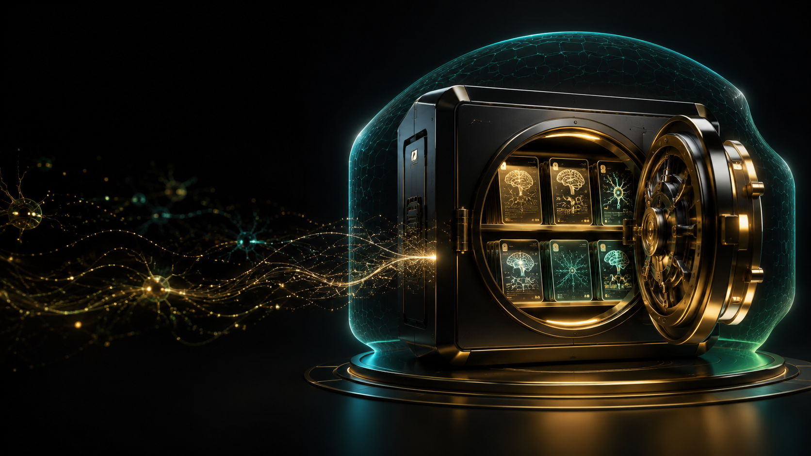 Beveiligde server visualisatie